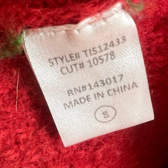 ♥️ SALE Small Ces femme red sweater oversized - Picture 4 of 5